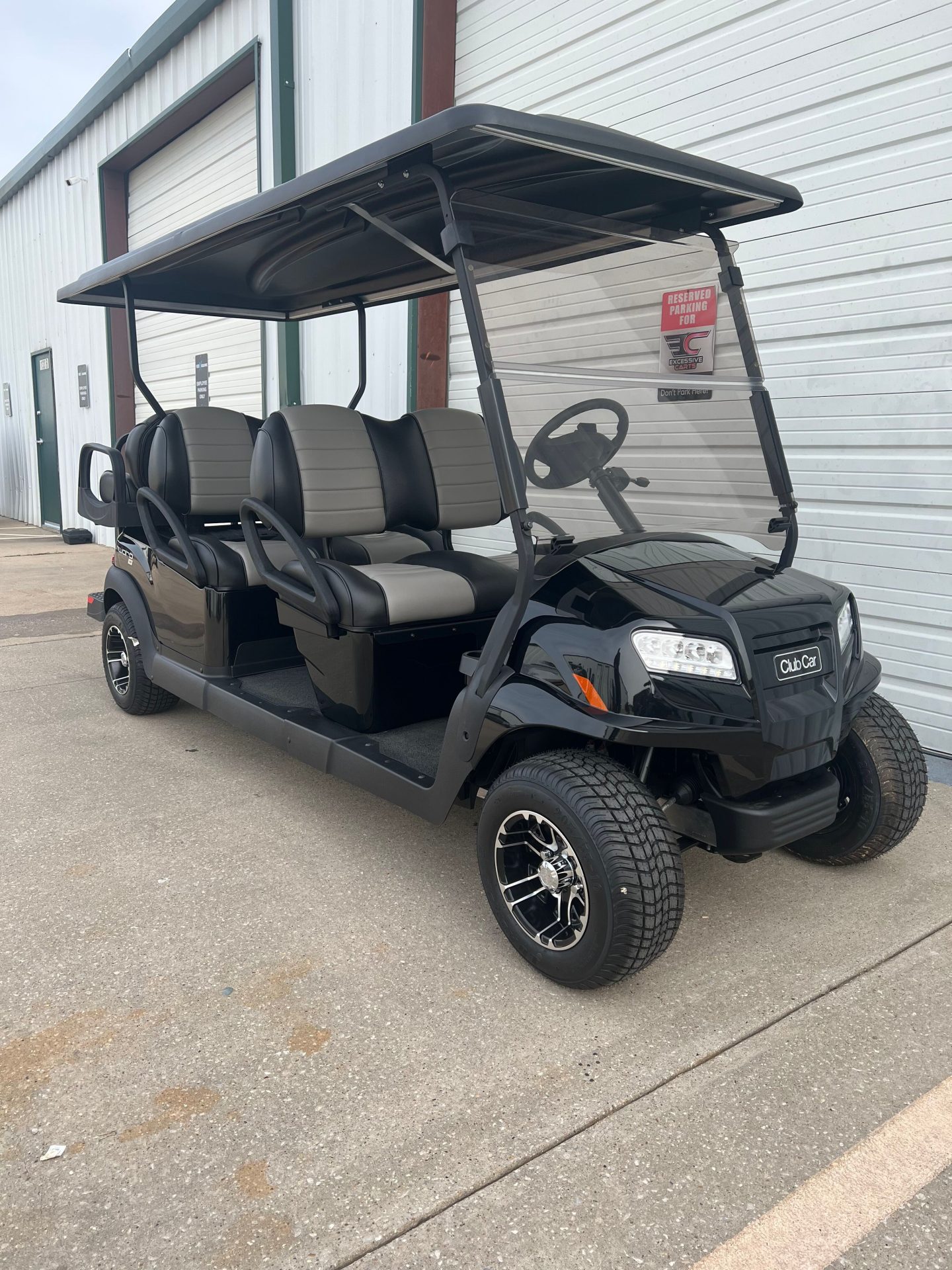 Club Car Onward Hp Passenger Non Lifted Black Excessive Carts