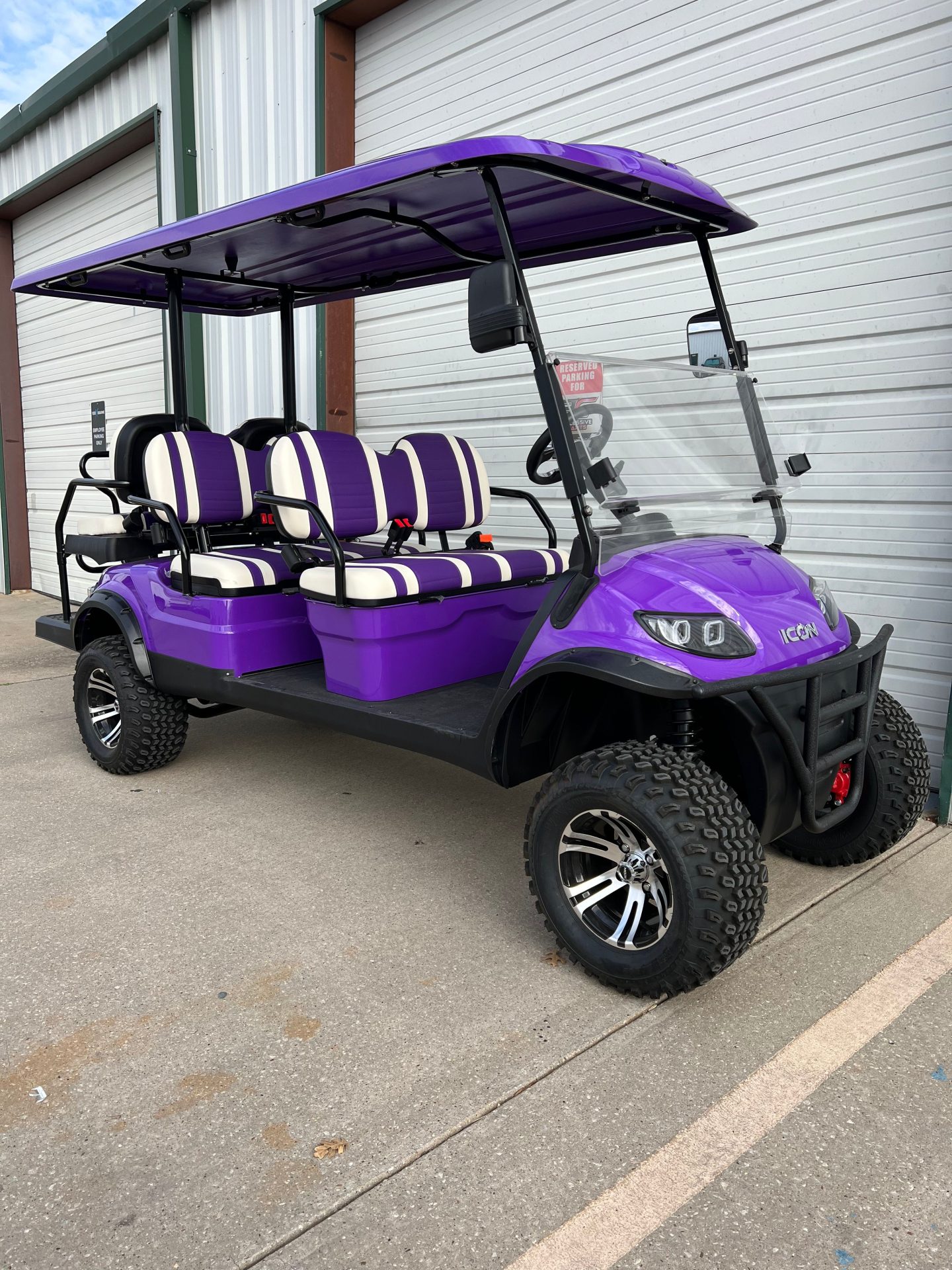 Icon Passenger Lifted Purple Excessive Carts