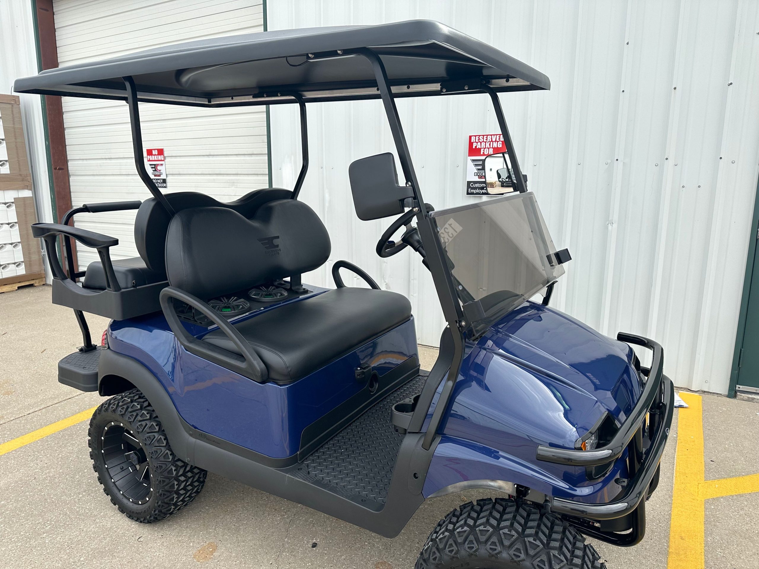Excessive Custom 4 Passenger Lifted Navy Blue Excessive Carts