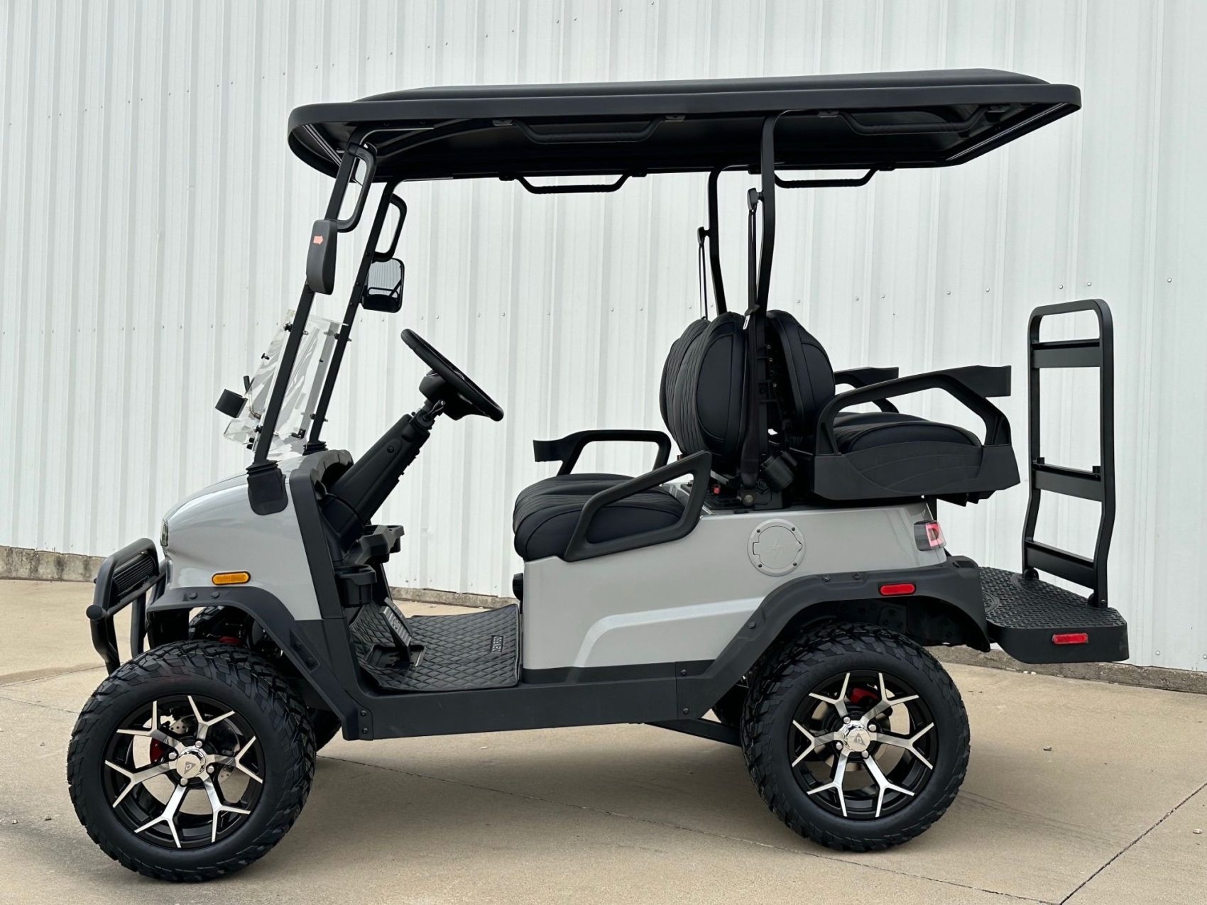 Denago Nomad XL 4 Passenger Lifted - Gray | Excessive Carts